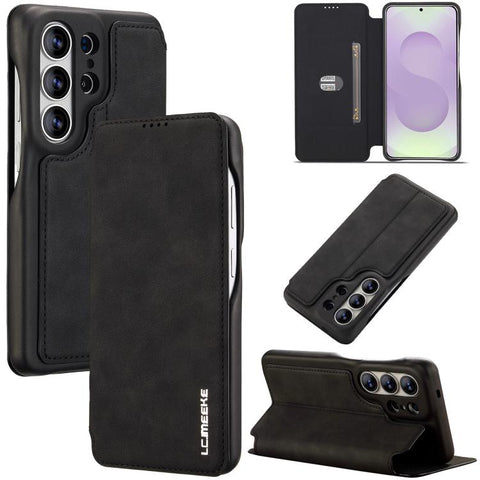 LC.IMEEKE Hon Ancient Series Flip Leather Phone Case, For Samsung Galaxy S26+ 5G, For Samsung Galaxy S26 Ultra 5G, For Samsung Galaxy S26 5G, For Samsung Galaxy S25 Ultra 5G