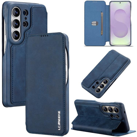 LC.IMEEKE Hon Ancient Series Flip Leather Phone Case, For Samsung Galaxy S26+ 5G, For Samsung Galaxy S26 Ultra 5G, For Samsung Galaxy S26 5G, For Samsung Galaxy S25 Ultra 5G