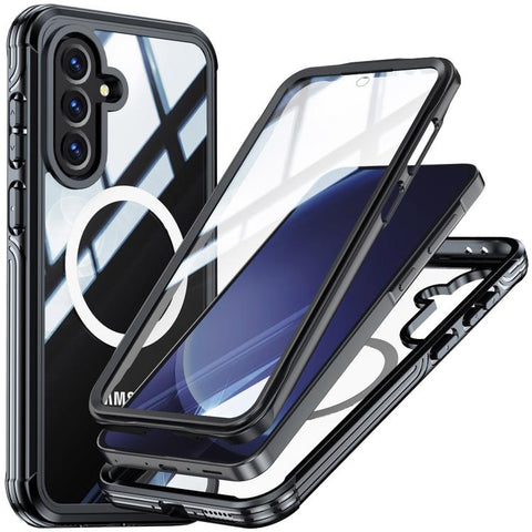 RedPepper Tempered Glass MagSafe Phone Case, For Samsung Galaxy A57 5G, For Samsung Galaxy A36 / A56 / A37, For Samsung Galaxy A17 5G
