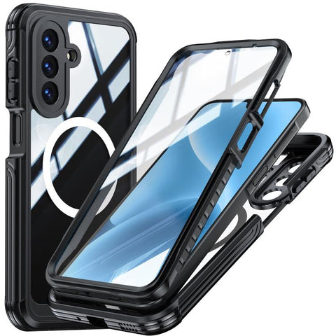 RedPepper Tempered Glass MagSafe Phone Case, For Samsung Galaxy A57 5G, For Samsung Galaxy A36 / A56 / A37, For Samsung Galaxy A17 5G