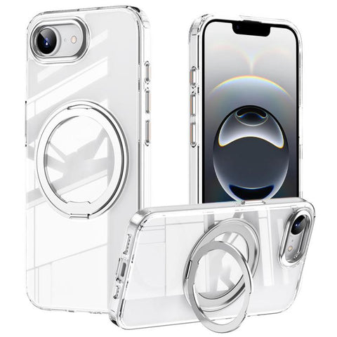 Frosted 360 Degree MagSafe Magnetic Holder Phone Case, For iPhone 18 Pro, For iPhone 18 Pro Max, For iPhone 17e / 16e, For iPhone 17 Pro Max, For iPhone 17 Pro, For iPhone 17, For iPhone Air