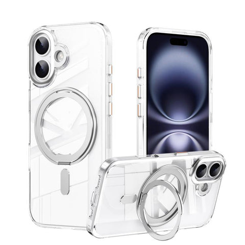 Frosted 360 Degree MagSafe Magnetic Holder Phone Case, For iPhone 18 Pro, For iPhone 18 Pro Max, For iPhone 17e / 16e, For iPhone 17 Pro Max, For iPhone 17 Pro, For iPhone 17, For iPhone Air