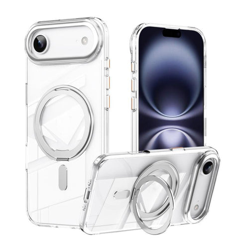 Frosted 360 Degree MagSafe Magnetic Holder Phone Case, For iPhone 18 Pro, For iPhone 18 Pro Max, For iPhone 17e / 16e, For iPhone 17 Pro Max, For iPhone 17 Pro, For iPhone 17, For iPhone Air