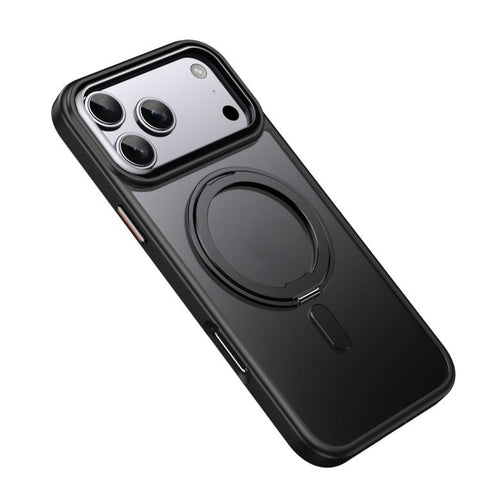 Frosted 360 Degree MagSafe Magnetic Holder Phone Case, For iPhone 18 Pro, For iPhone 18 Pro Max, For iPhone 17e / 16e, For iPhone 17 Pro Max, For iPhone 17 Pro, For iPhone 17, For iPhone Air