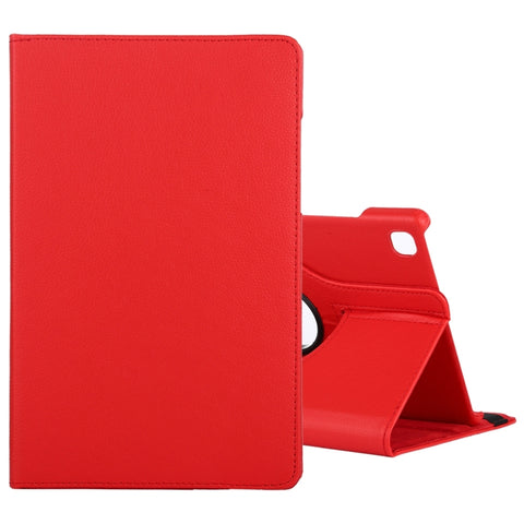 Litchi Texture Horizontal Flip 360 Degrees Rotation Leather Case with Holder, For Samsung Galaxy Tab A7 T500