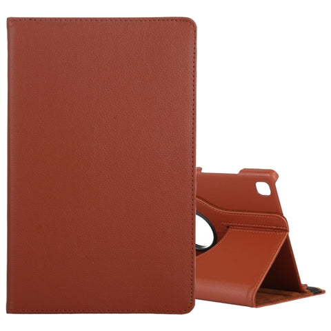 Litchi Texture Horizontal Flip 360 Degrees Rotation Leather Case with Holder, For Samsung Galaxy Tab A7 T500