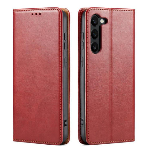 Fierre Shann PU Genuine Leather Texture Phone Case, For Samsung Galaxy S26+ 5G, For Samsung Galaxy S26 Ultra 5G, For Samsung Galaxy S26 5G, For Samsung Galaxy S25 Edge 5G, For Samsung Galaxy S25 5G, For Samsung Galaxy S25+ 5G                           ...