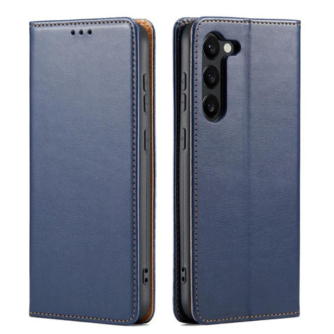 Fierre Shann PU Genuine Leather Texture Phone Case, For Samsung Galaxy S26+ 5G, For Samsung Galaxy S26 Ultra 5G, For Samsung Galaxy S26 5G, For Samsung Galaxy S25 Edge 5G, For Samsung Galaxy S25 5G, For Samsung Galaxy S25+ 5G                           ...