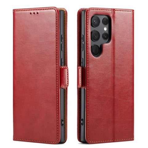 Fierre Shann PU Genuine Leather Texture Phone Case, For Samsung Galaxy S26+ 5G, For Samsung Galaxy S26 Ultra 5G, For Samsung Galaxy S26 5G, For Samsung Galaxy S25 Edge 5G, For Samsung Galaxy S25 5G, For Samsung Galaxy S25+ 5G                           ...