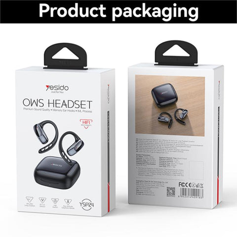Yesido YSP24 Ear-hook Open OWS Bluetooth Earphone, YSP24