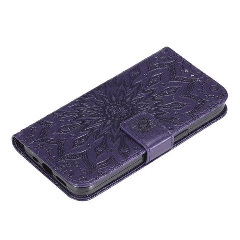 Embossed Sunflower Pattern Flip Leather Phone Case, For Samsung Galaxy A56 5G