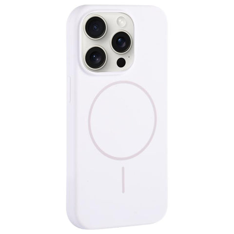 Large Hole Camera MagSafe Liquid Silicone Full Coverage Phone Case, For iPhone 15 Pro Max, For iPhone 15 Pro, For iPhone 15 Plus, For iPhone 15