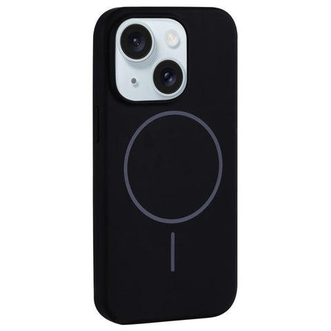 Large Hole Camera MagSafe Liquid Silicone Full Coverage Phone Case, For iPhone 15 Pro Max, For iPhone 15 Pro, For iPhone 15 Plus, For iPhone 15