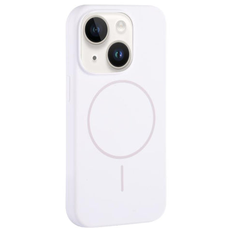 Large Hole Camera MagSafe Liquid Silicone Full Coverage Phone Case, For iPhone 14 Plus, For iPhone 14, For iPhone 14 Pro, For iPhone 14 Pro Max