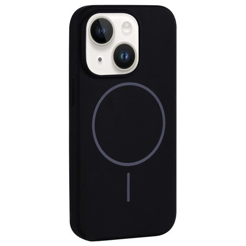 Large Hole Camera MagSafe Liquid Silicone Full Coverage Phone Case, For iPhone 14 Plus, For iPhone 14, For iPhone 14 Pro, For iPhone 14 Pro Max