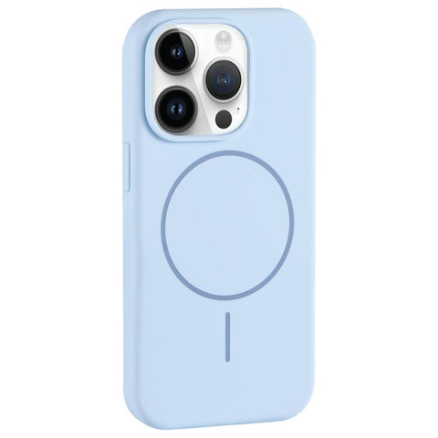 Large Hole Camera MagSafe Liquid Silicone Full Coverage Phone Case, For iPhone 14 Plus, For iPhone 14, For iPhone 14 Pro, For iPhone 14 Pro Max