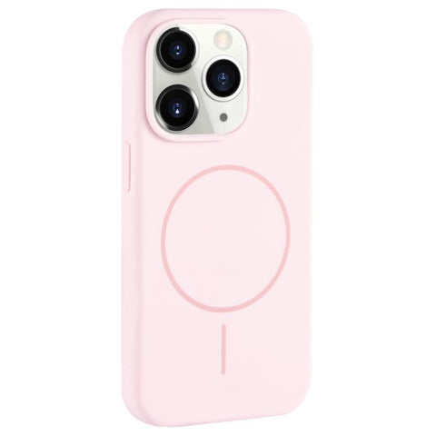Large Hole Camera MagSafe Liquid Silicone Full Coverage Phone Case, For iPhone 12 Pro Max, For iPhone 12 Pro, For iPhone 11 Pro Max, For iPhone 11