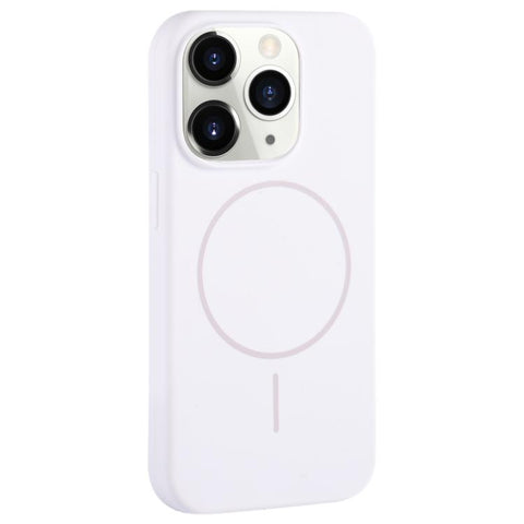 Large Hole Camera MagSafe Liquid Silicone Full Coverage Phone Case, For iPhone 12 Pro Max, For iPhone 12 Pro, For iPhone 11 Pro Max, For iPhone 11