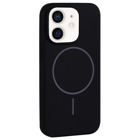 Large Hole Camera MagSafe Liquid Silicone Full Coverage Phone Case, For iPhone 12 Pro Max, For iPhone 12 Pro, For iPhone 11 Pro Max, For iPhone 11