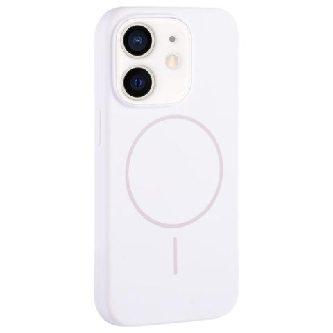 Large Hole Camera MagSafe Liquid Silicone Full Coverage Phone Case, For iPhone 12 Pro Max, For iPhone 12 Pro, For iPhone 11 Pro Max, For iPhone 11