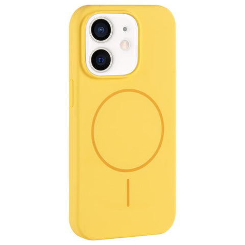 Large Hole Camera MagSafe Liquid Silicone Full Coverage Phone Case, For iPhone 12 Pro Max, For iPhone 12 Pro, For iPhone 11 Pro Max, For iPhone 11