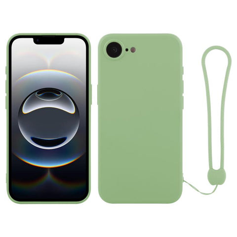 Silicone Phone Case with Wrist Strap, For iPhone 17e / 16e