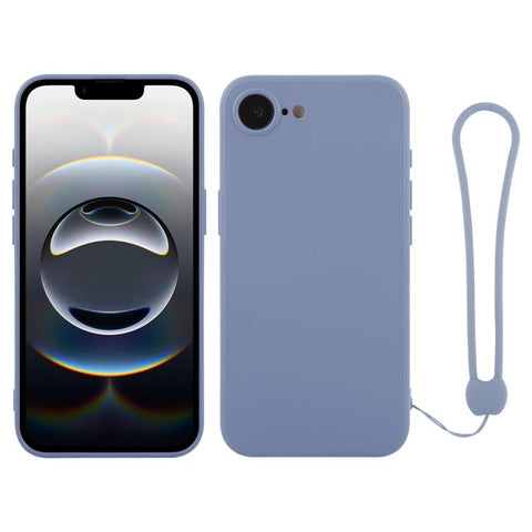 Silicone Phone Case with Wrist Strap, For iPhone 17e / 16e