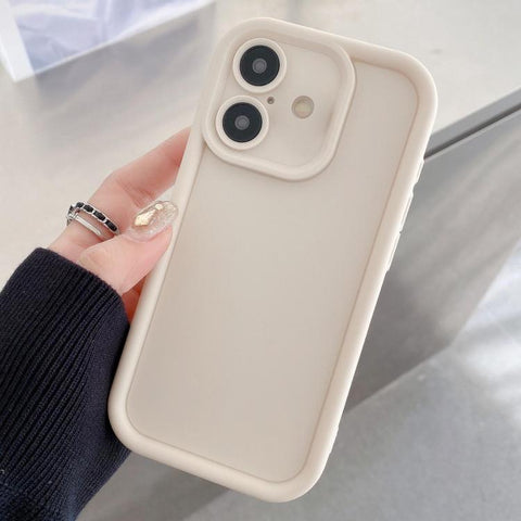 Shockproof Frame Frosted Precise Hole TPU Phone Case, For iPhone 17e / 16e, For iPhone 17 Pro Max, For iPhone 17 Pro, For iPhone 17, For iPhone Air, For iPhone 16 Pro Max