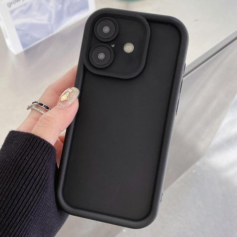 Shockproof Frame Frosted Precise Hole TPU Phone Case, For iPhone 17e / 16e, For iPhone 17 Pro Max, For iPhone 17 Pro, For iPhone 17, For iPhone Air, For iPhone 16 Pro Max