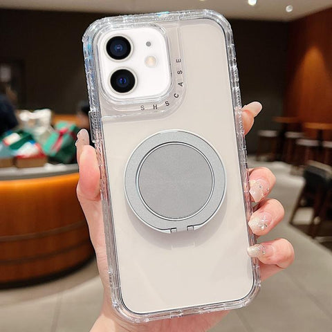 Dreamland Transparent MagSafe Holder Phone Case, For iPhone 13 Pro Max, For iPhone 13 Pro, For iPhone 13, For iPhone 12 / 12 Pro, For iPhone 12 Pro Max, For iPhone 11 Pro Max