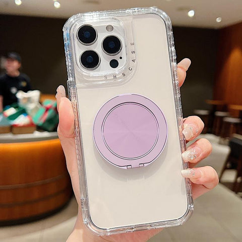 Dreamland Transparent MagSafe Holder Phone Case, For iPhone 13 Pro Max, For iPhone 13 Pro, For iPhone 13, For iPhone 12 / 12 Pro, For iPhone 12 Pro Max, For iPhone 11 Pro Max