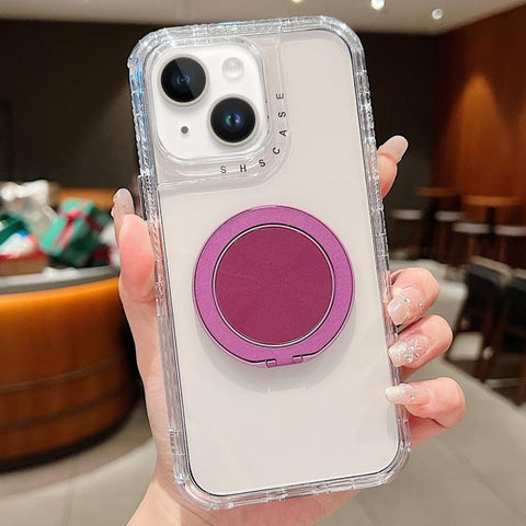 Dreamland Transparent MagSafe Holder Phone Case, For iPhone 13 Pro Max, For iPhone 13 Pro, For iPhone 13, For iPhone 12 / 12 Pro, For iPhone 12 Pro Max, For iPhone 11 Pro Max