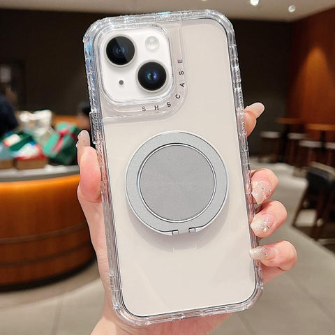 Dreamland Transparent MagSafe Holder Phone Case, For iPhone 13 Pro Max, For iPhone 13 Pro, For iPhone 13, For iPhone 12 / 12 Pro, For iPhone 12 Pro Max, For iPhone 11 Pro Max