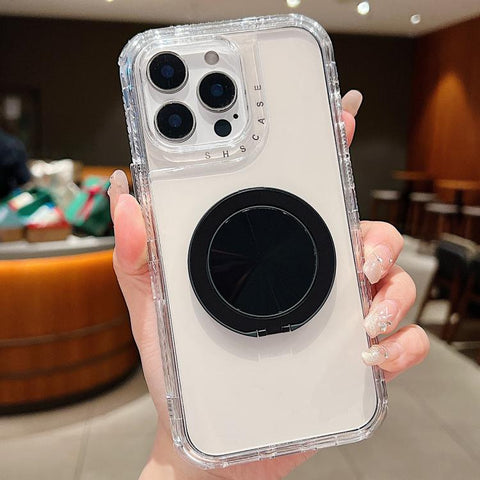 Dreamland Transparent MagSafe Holder Phone Case, For iPhone 13 Pro Max, For iPhone 13 Pro, For iPhone 13, For iPhone 12 / 12 Pro, For iPhone 12 Pro Max, For iPhone 11 Pro Max