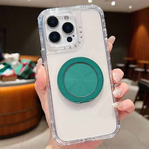 Dreamland Transparent MagSafe Holder Phone Case, For iPhone 15 Plus, For iPhone 15, For iPhone 14 Plus, For iPhone 14, For iPhone 14 Pro, For iPhone 14 Pro Max