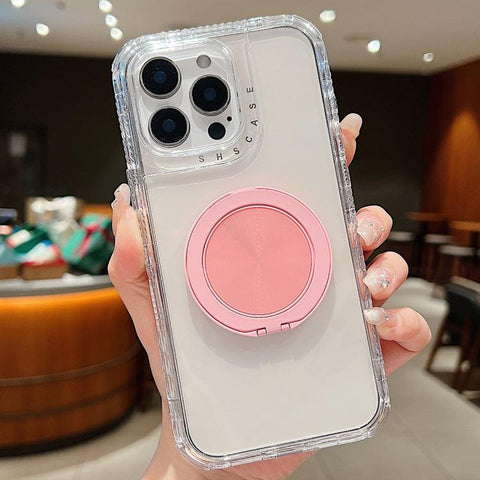 Dreamland Transparent MagSafe Holder Phone Case, For iPhone 16 Pro Max, For iPhone 16 Pro, For iPhone 16 Plus, For iPhone 16, For iPhone 15 Pro Max, For iPhone 15 Pro