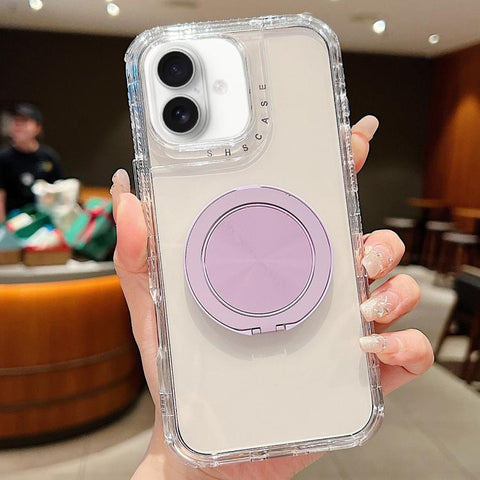 Dreamland Transparent MagSafe Holder Phone Case, For iPhone 16 Pro Max, For iPhone 16 Pro, For iPhone 16 Plus, For iPhone 16, For iPhone 15 Pro Max, For iPhone 15 Pro