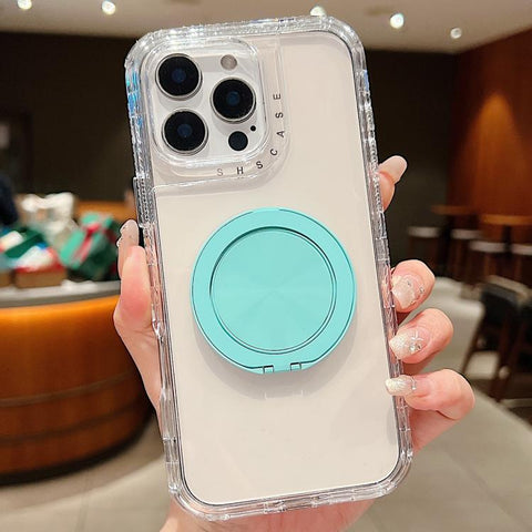 Dreamland Transparent MagSafe Holder Phone Case, For iPhone 16 Pro Max, For iPhone 16 Pro, For iPhone 16 Plus, For iPhone 16, For iPhone 15 Pro Max, For iPhone 15 Pro