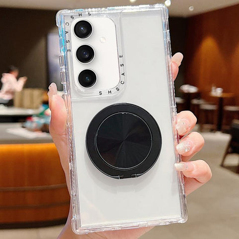 Dreamland Transparent MagSafe Holder Phone Case, For Samsung Galaxy S25 / S24 5G, For Samsung Galaxy S25+ / S24+ 5G, For Samsung Galaxy S25 Ultra / S24 Ultra 5G, For Samsung Galaxy S23 FE 5G, For Samsung Galaxy S23 Ultra 5G, For Samsung Galaxy S23+ 5G