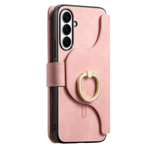 Ring Zipper Wallet RFID Blocking MagSafe Leather Phone Case, For Galaxy A36 5G, For Galaxy A16 4G / 5G, For Galaxy A55 5G, For Galaxy A54 5G