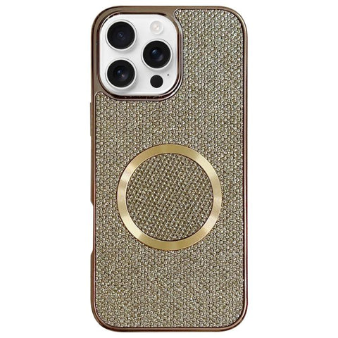 Electroplating PC Glitter Grain MagSafe Phone Case, For iPhone 18 Pro / 17 Pro, For iPhone 18 Pro Max/17 Pro Max, For iPhone 16 Pro Max, For iPhone 16 Pro, For iPhone 16 Plus, For iPhone 16, For iPhone 15 Pro Max, For iPhone 15 Pro