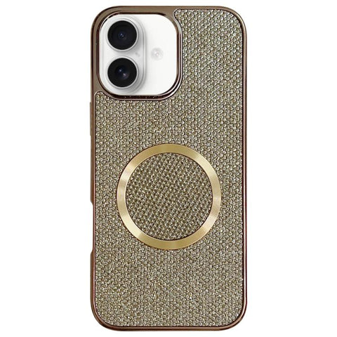 Electroplating PC Glitter Grain MagSafe Phone Case, For iPhone 18 Pro / 17 Pro, For iPhone 18 Pro Max/17 Pro Max, For iPhone 16 Pro Max, For iPhone 16 Pro, For iPhone 16 Plus, For iPhone 16, For iPhone 15 Pro Max, For iPhone 15 Pro
