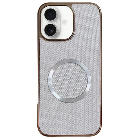 Electroplating PC Glitter Grain MagSafe Phone Case, For iPhone 18 Pro / 17 Pro, For iPhone 18 Pro Max/17 Pro Max, For iPhone 16 Pro Max, For iPhone 16 Pro, For iPhone 16 Plus, For iPhone 16, For iPhone 15 Pro Max, For iPhone 15 Pro