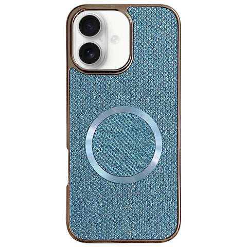 Electroplating PC Glitter Grain MagSafe Phone Case, For iPhone 18 Pro / 17 Pro, For iPhone 18 Pro Max/17 Pro Max, For iPhone 16 Pro Max, For iPhone 16 Pro, For iPhone 16 Plus, For iPhone 16, For iPhone 15 Pro Max, For iPhone 15 Pro