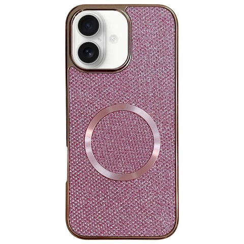Electroplating PC Glitter Grain MagSafe Phone Case, For iPhone 18 Pro / 17 Pro, For iPhone 18 Pro Max/17 Pro Max, For iPhone 16 Pro Max, For iPhone 16 Pro, For iPhone 16 Plus, For iPhone 16, For iPhone 15 Pro Max, For iPhone 15 Pro
