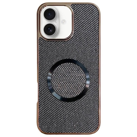 Electroplating PC Glitter Grain MagSafe Phone Case, For iPhone 18 Pro / 17 Pro, For iPhone 18 Pro Max/17 Pro Max, For iPhone 16 Pro Max, For iPhone 16 Pro, For iPhone 16 Plus, For iPhone 16, For iPhone 15 Pro Max, For iPhone 15 Pro