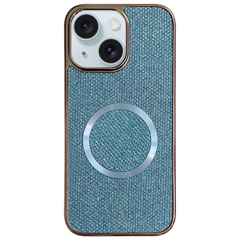 Electroplating PC Glitter Grain MagSafe Phone Case, For iPhone 15 Plus, For iPhone 15, For iPhone 14 Plus, For iPhone 14, For iPhone 14 Pro, For iPhone 14 Pro Max, For iPhone 13 Pro Max, For iPhone 13 Pro