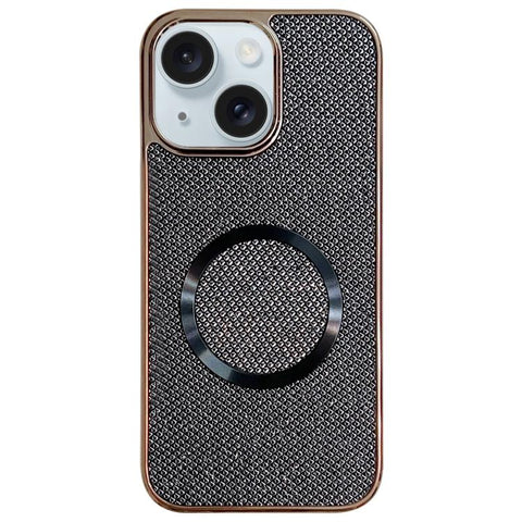 Electroplating PC Glitter Grain MagSafe Phone Case, For iPhone 15 Plus, For iPhone 15, For iPhone 14 Plus, For iPhone 14, For iPhone 14 Pro, For iPhone 14 Pro Max, For iPhone 13 Pro Max, For iPhone 13 Pro