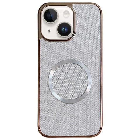 Electroplating PC Glitter Grain MagSafe Phone Case, For iPhone 15 Plus, For iPhone 15, For iPhone 14 Plus, For iPhone 14, For iPhone 14 Pro, For iPhone 14 Pro Max, For iPhone 13 Pro Max, For iPhone 13 Pro