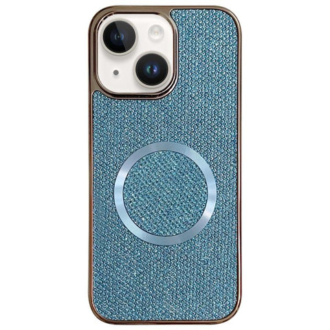 Electroplating PC Glitter Grain MagSafe Phone Case, For iPhone 15 Plus, For iPhone 15, For iPhone 14 Plus, For iPhone 14, For iPhone 14 Pro, For iPhone 14 Pro Max, For iPhone 13 Pro Max, For iPhone 13 Pro